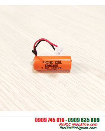 Mitsubishi FX2NC-32BL; Pin nuôi nguồn PLC Mitsubishi FX2NC-32BL lithium 3.6V 2/3AAA 450mAh